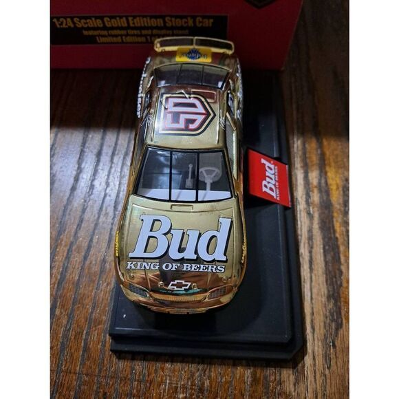 Vintage 98 Racing Champions Gold Ricky Craven #50 Bud Die Cast Nascar Race Car - Picture 3 of 9
